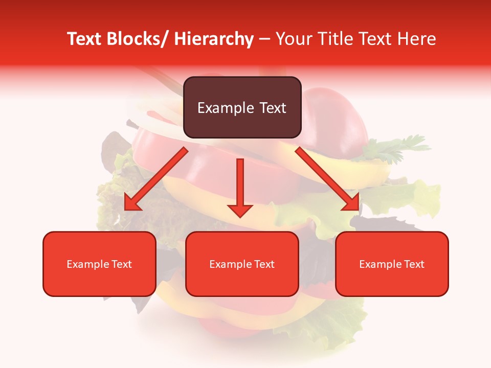 Health Red Appetiser PowerPoint Template