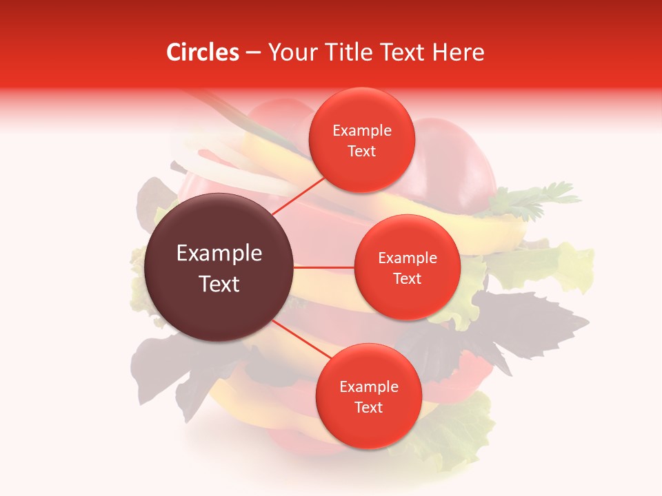 Health Red Appetiser PowerPoint Template
