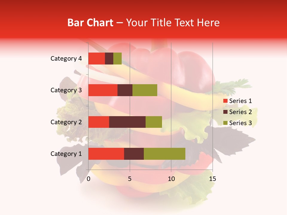 Health Red Appetiser PowerPoint Template