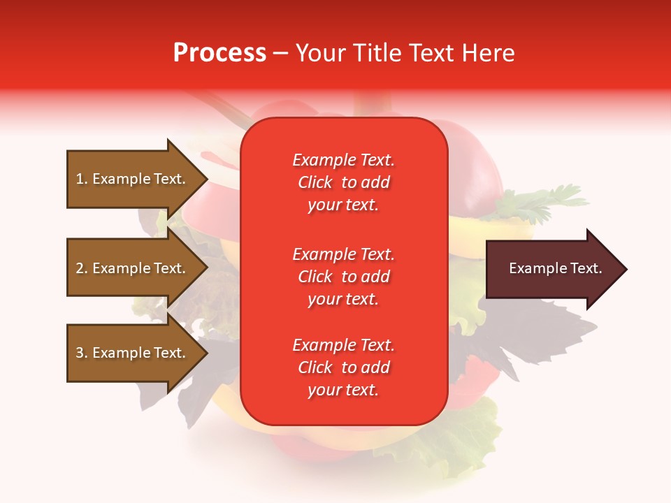 Health Red Appetiser PowerPoint Template