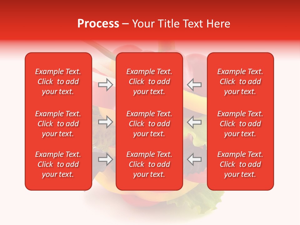 Health Red Appetiser PowerPoint Template