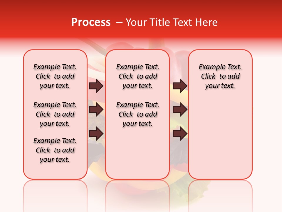 Health Red Appetiser PowerPoint Template