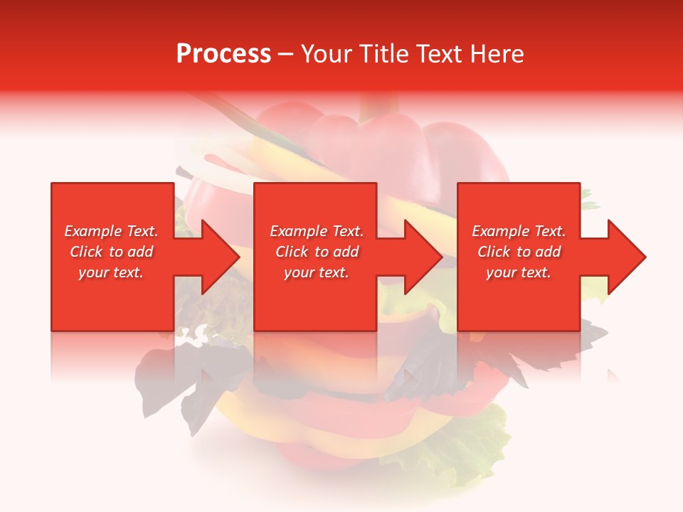 Health Red Appetiser PowerPoint Template