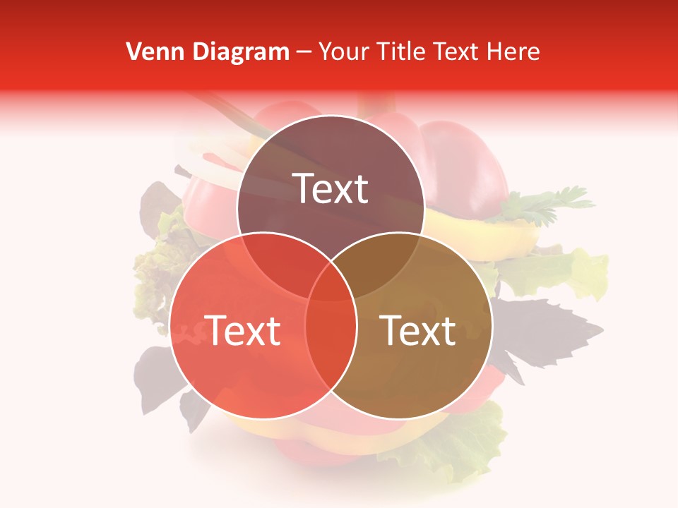 Health Red Appetiser PowerPoint Template