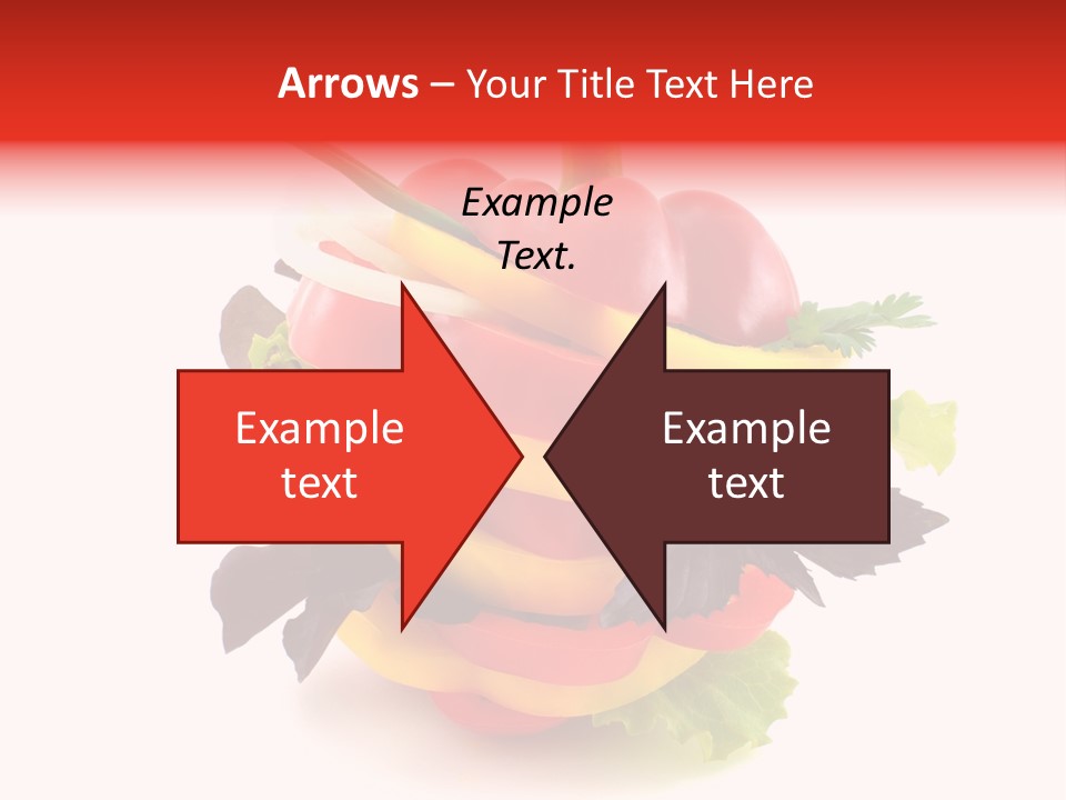 Health Red Appetiser PowerPoint Template