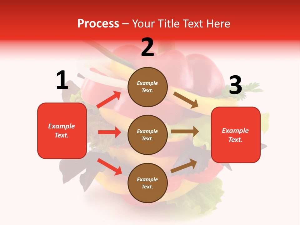 Health Red Appetiser PowerPoint Template