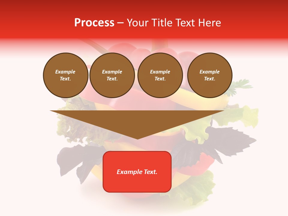 Health Red Appetiser PowerPoint Template