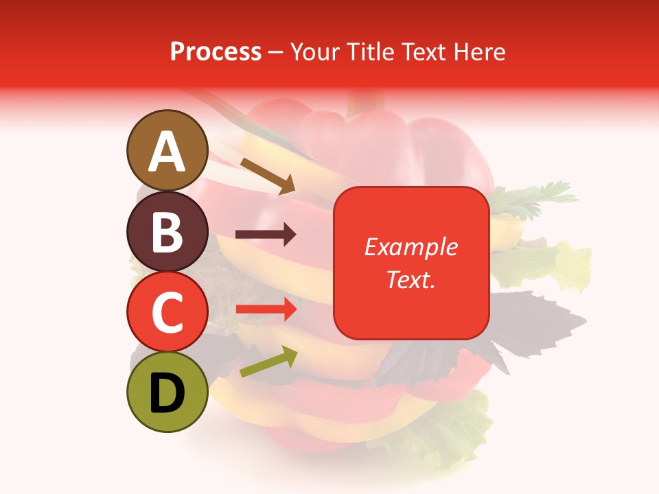 Health Red Appetiser PowerPoint Template