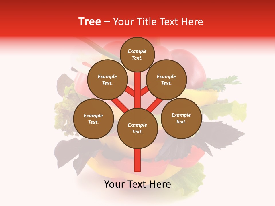 Health Red Appetiser PowerPoint Template