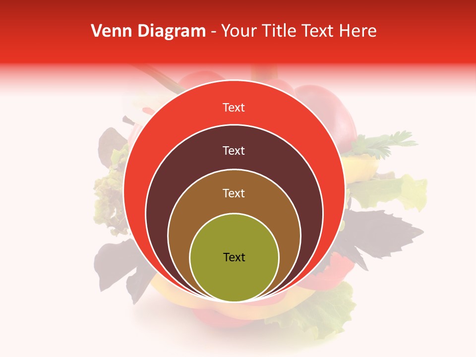 Health Red Appetiser PowerPoint Template