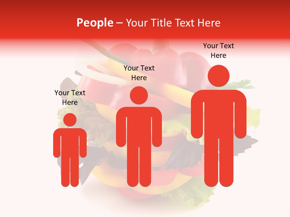 Health Red Appetiser PowerPoint Template