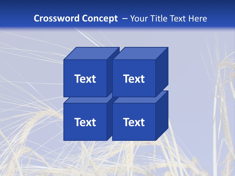 Wheat Ear Wheat Field Summer PowerPoint Template