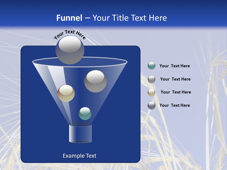 Wheat Ear Wheat Field Summer PowerPoint Template