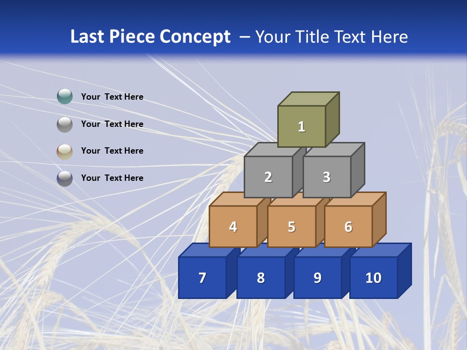 Wheat Ear Wheat Field Summer PowerPoint Template
