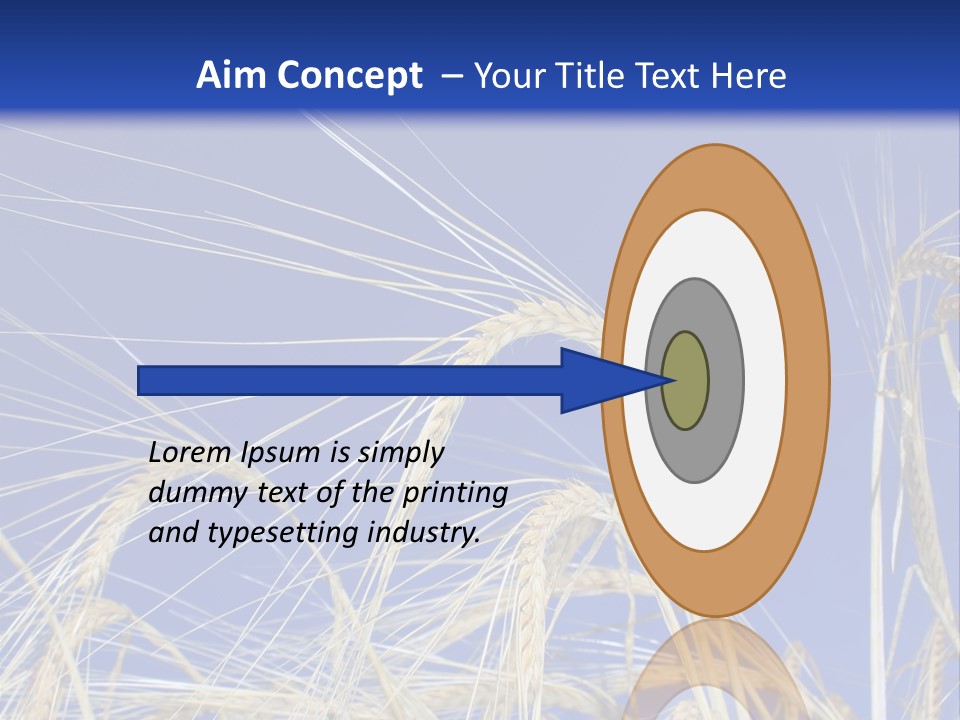 Wheat Ear Wheat Field Summer PowerPoint Template