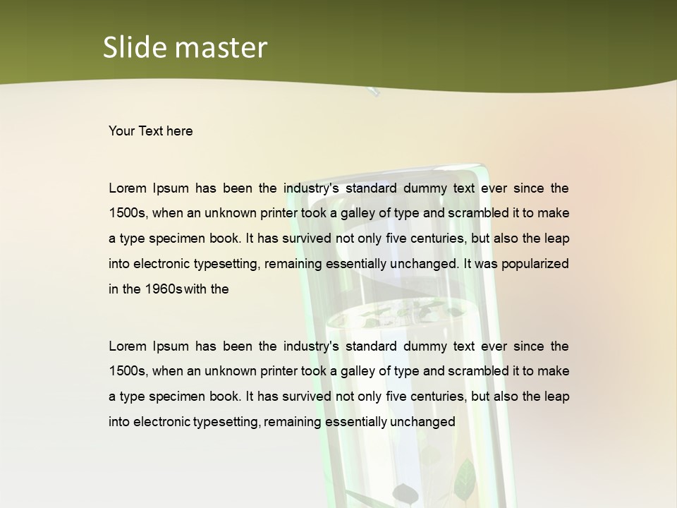 Flask Affected Genetical PowerPoint Template