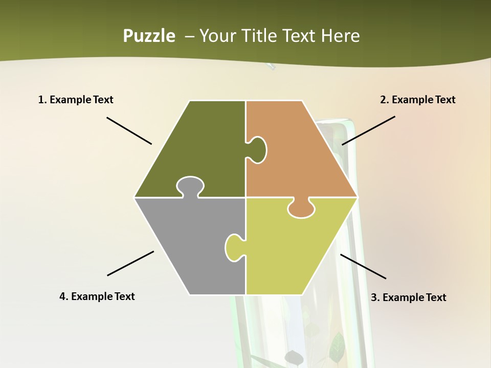 Flask Affected Genetical PowerPoint Template