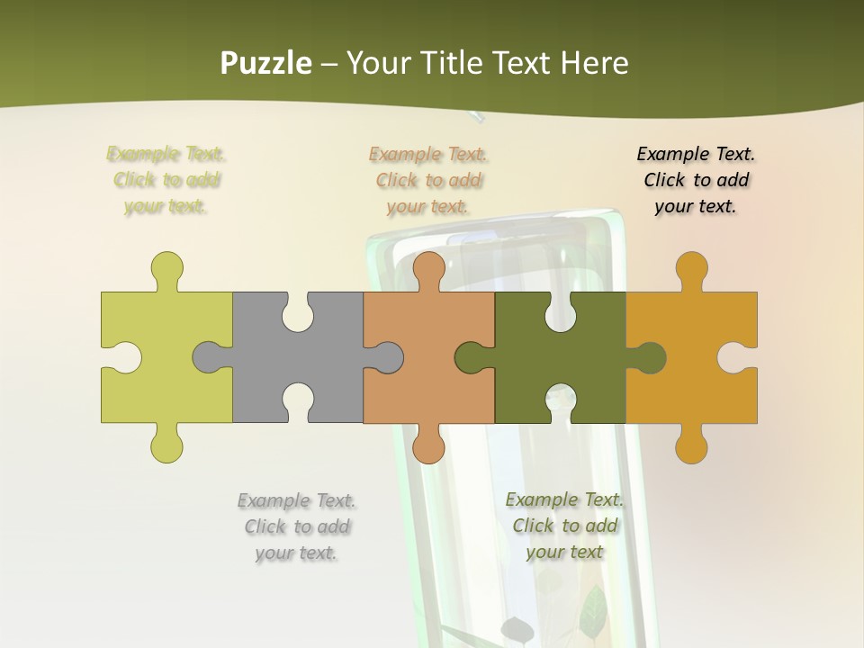 Flask Affected Genetical PowerPoint Template