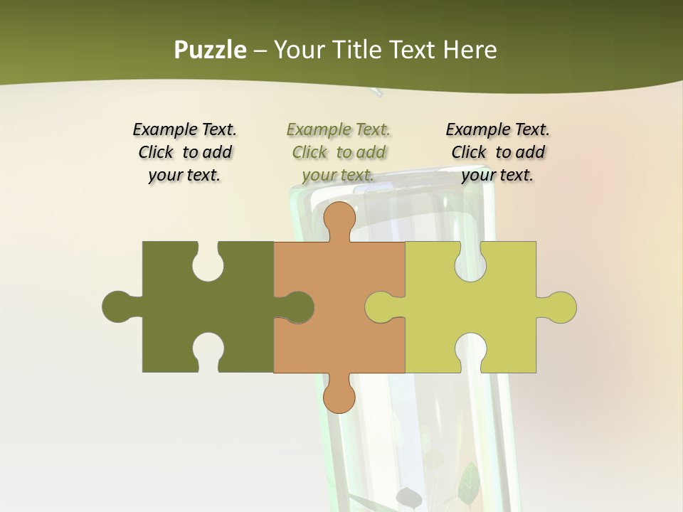 Flask Affected Genetical PowerPoint Template