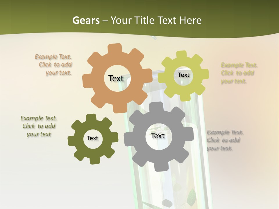 Flask Affected Genetical PowerPoint Template