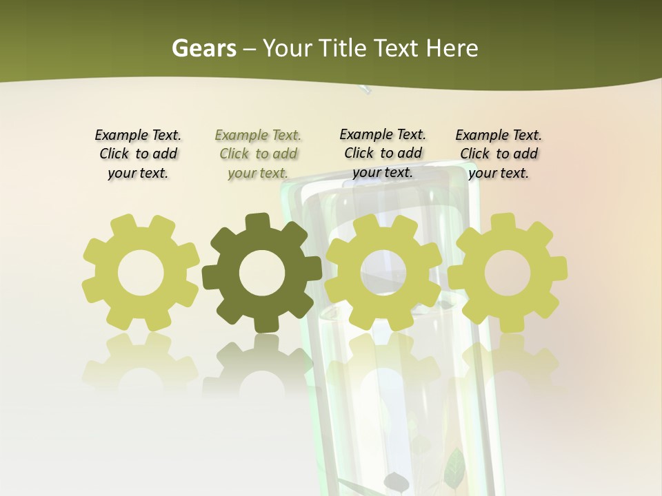 Flask Affected Genetical PowerPoint Template