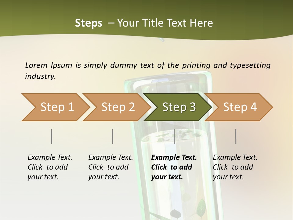 Flask Affected Genetical PowerPoint Template