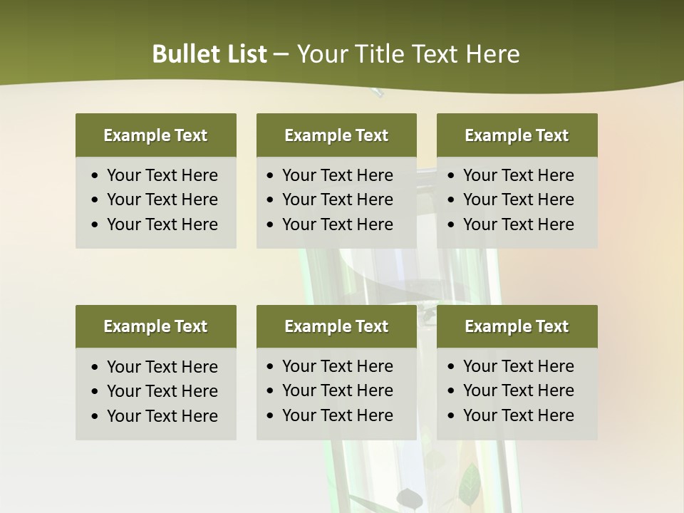 Flask Affected Genetical PowerPoint Template