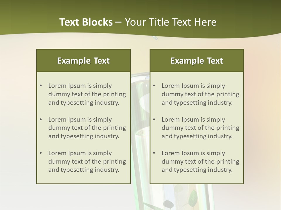 Flask Affected Genetical PowerPoint Template