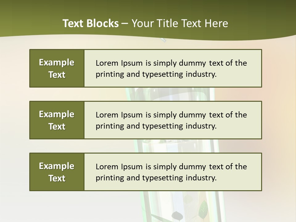 Flask Affected Genetical PowerPoint Template