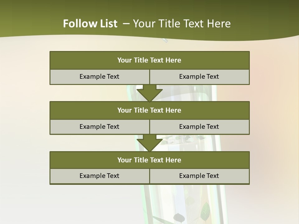 Flask Affected Genetical PowerPoint Template