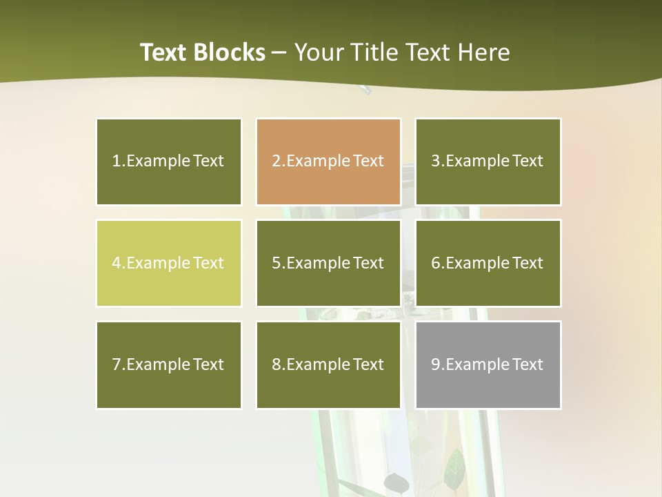 Flask Affected Genetical PowerPoint Template