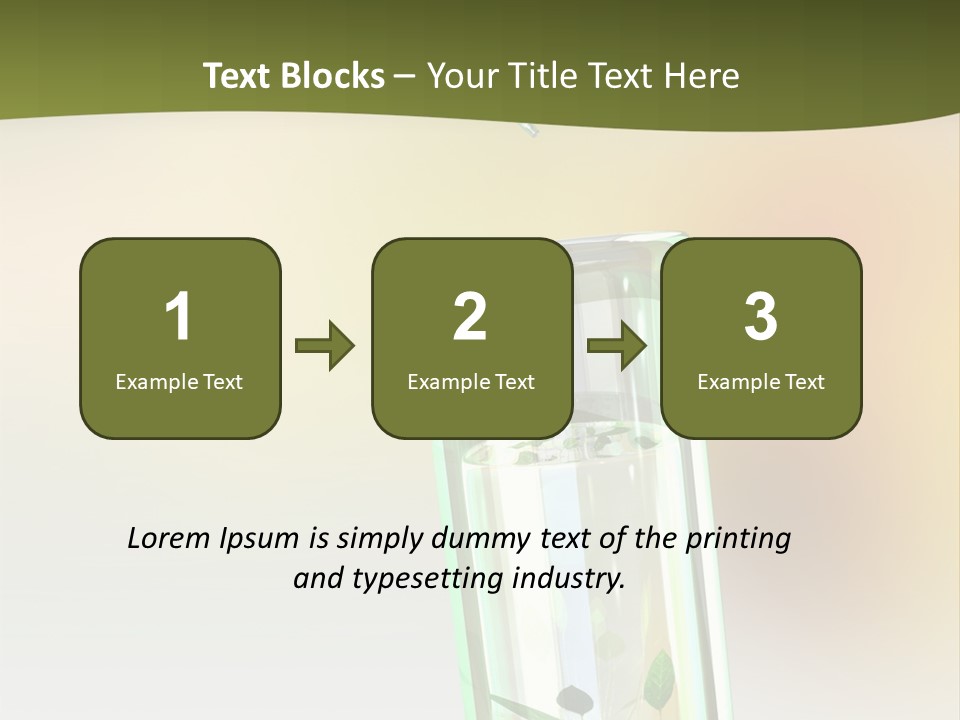 Flask Affected Genetical PowerPoint Template