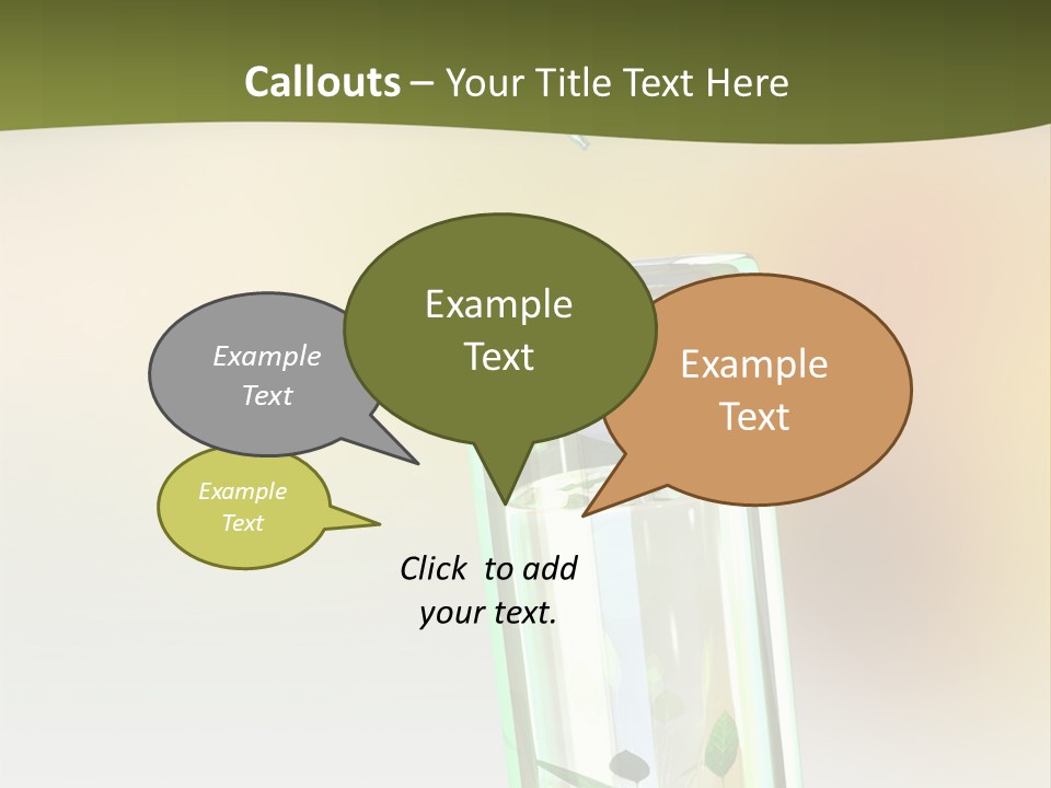Flask Affected Genetical PowerPoint Template