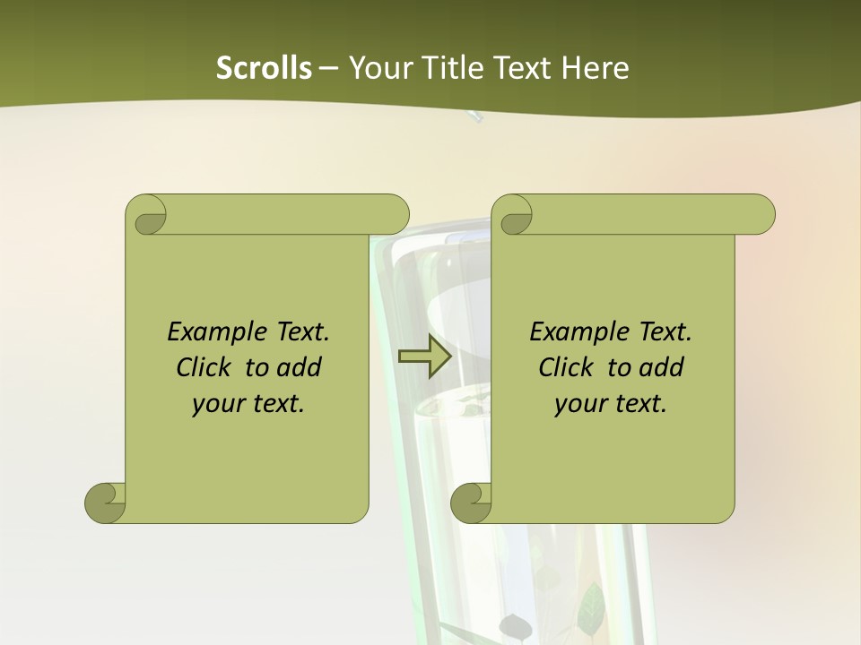 Flask Affected Genetical PowerPoint Template