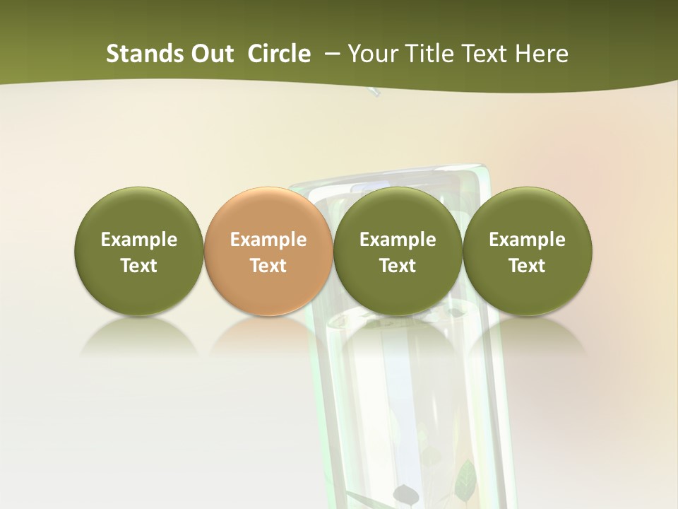 Flask Affected Genetical PowerPoint Template