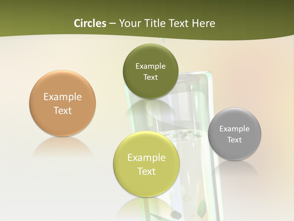 Flask Affected Genetical PowerPoint Template