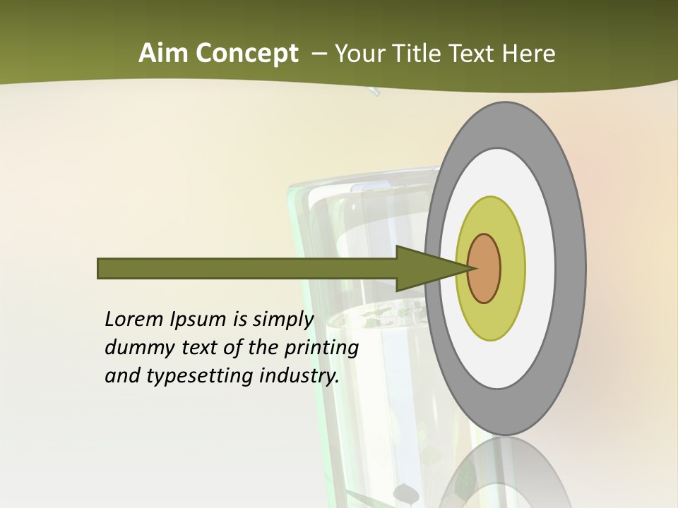 Flask Affected Genetical PowerPoint Template