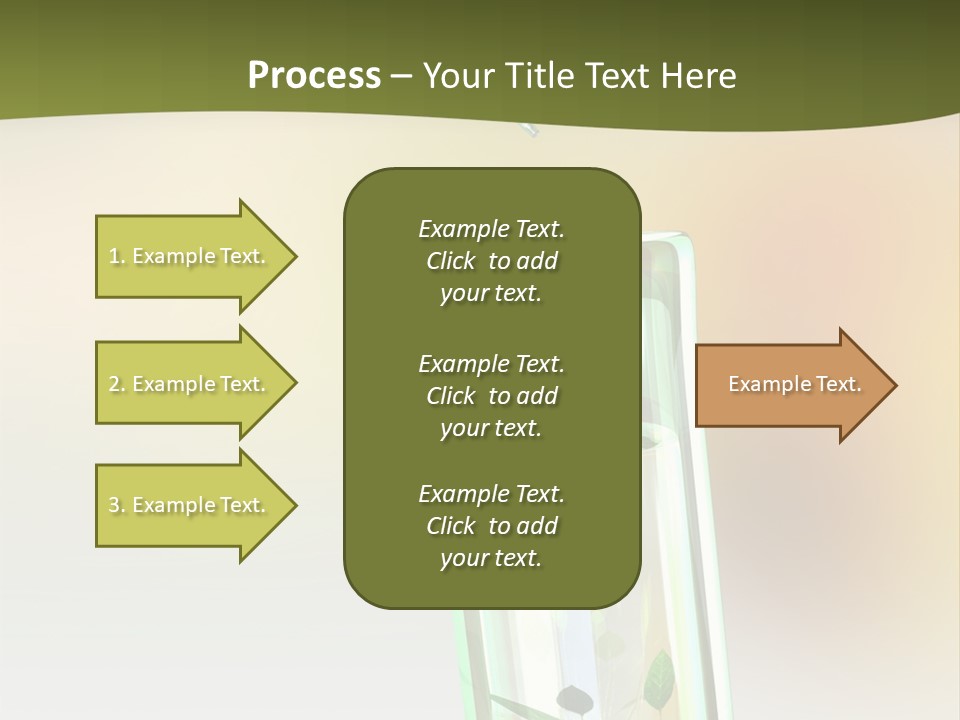 Flask Affected Genetical PowerPoint Template