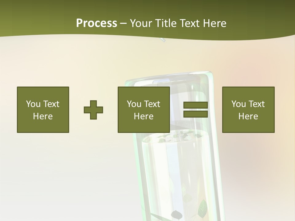 Flask Affected Genetical PowerPoint Template