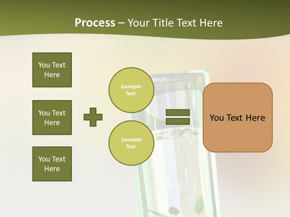 Flask Affected Genetical PowerPoint Template
