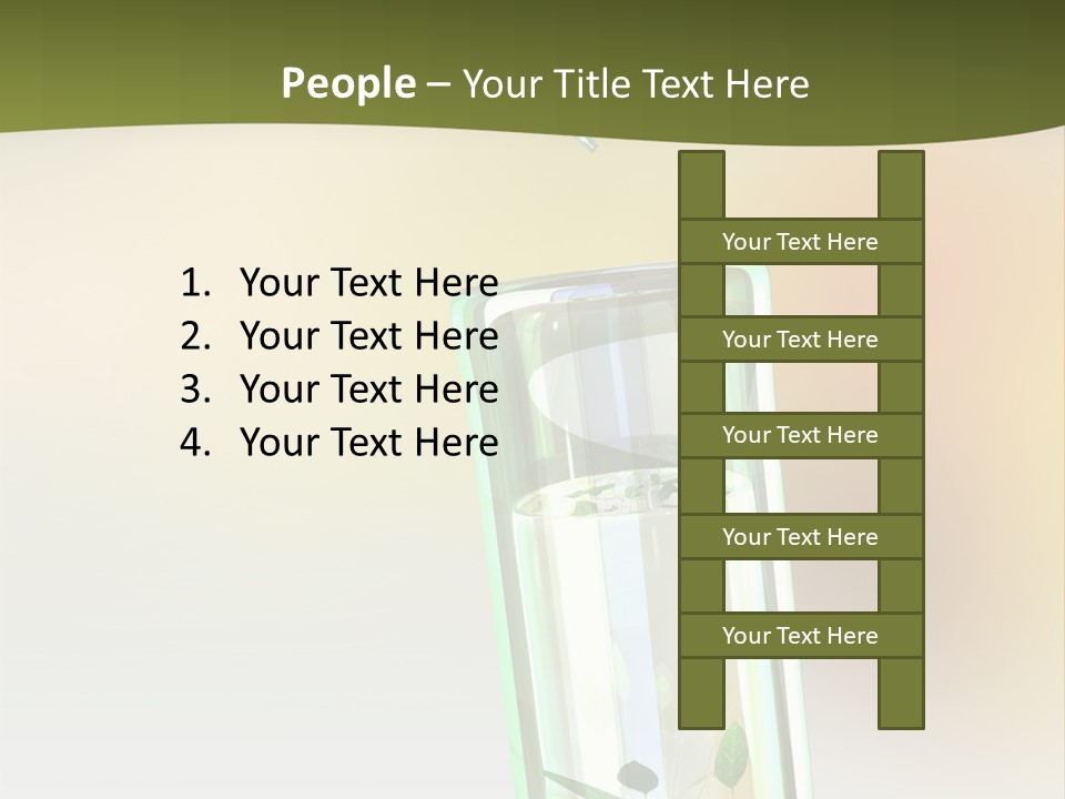 Flask Affected Genetical PowerPoint Template