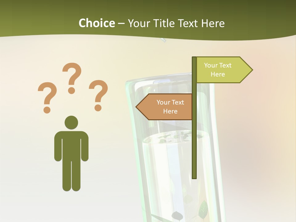 Flask Affected Genetical PowerPoint Template