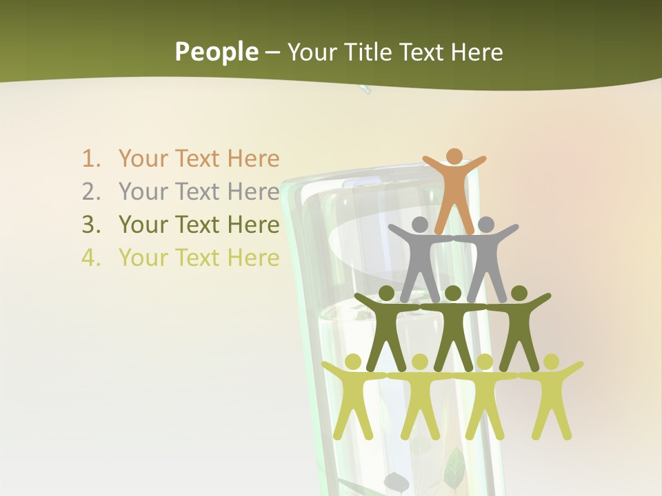 Flask Affected Genetical PowerPoint Template