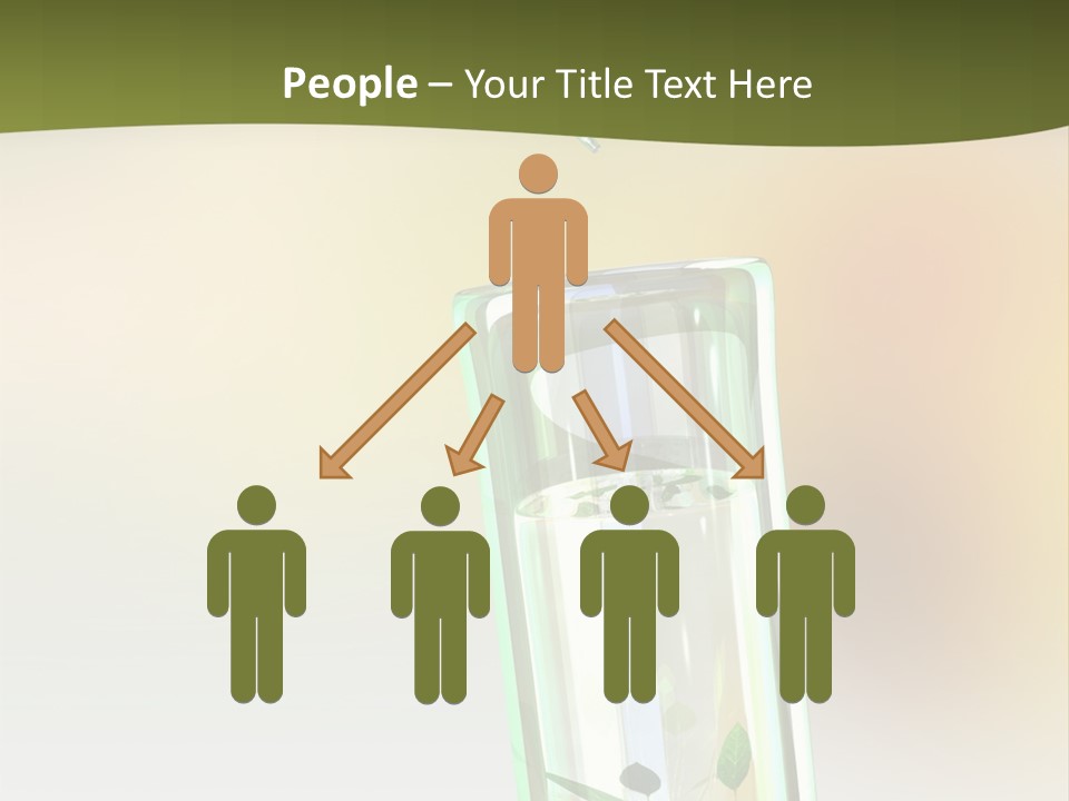 Flask Affected Genetical PowerPoint Template