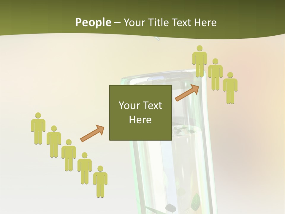 Flask Affected Genetical PowerPoint Template