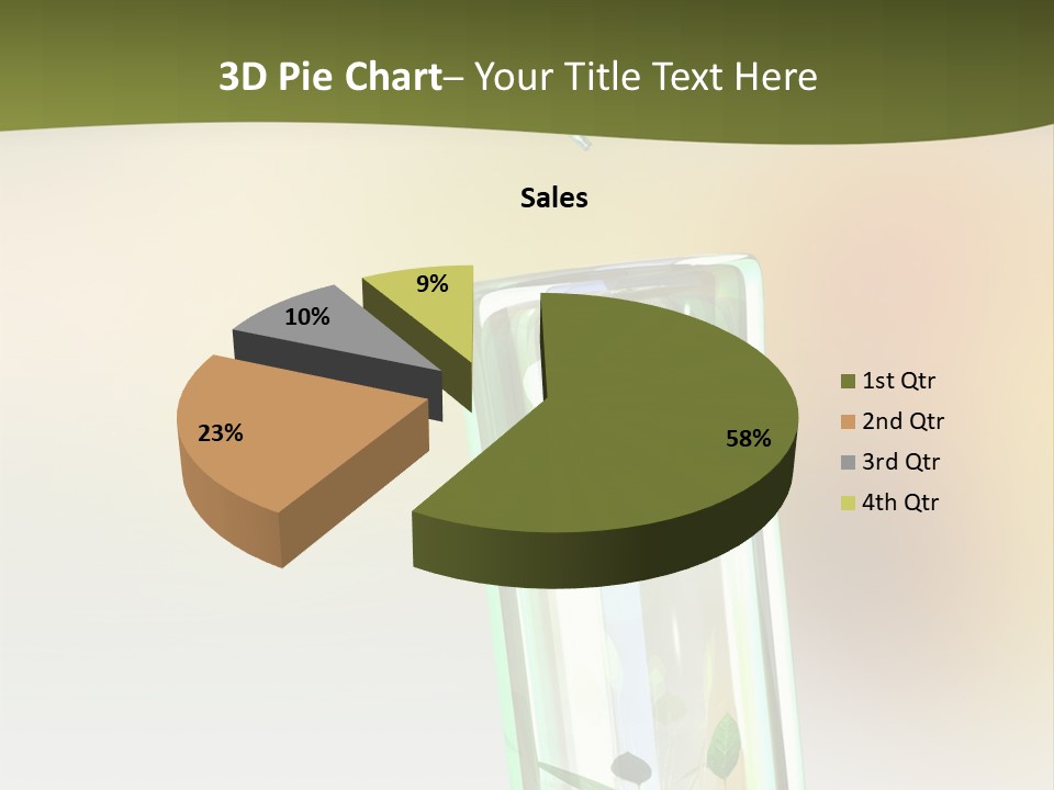 Flask Affected Genetical PowerPoint Template