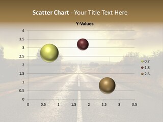 Road Sunset Countryside PowerPoint Template