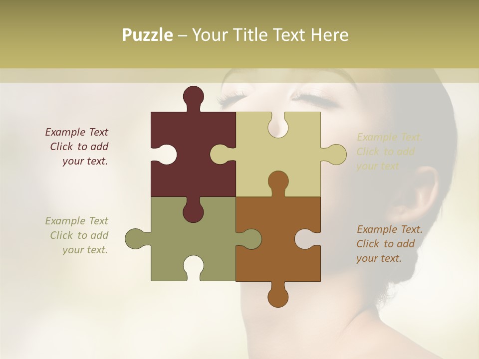 Wandern Gebirge Alpen PowerPoint Template