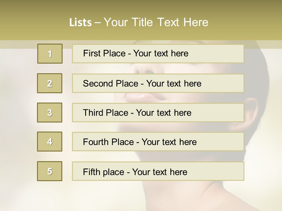 Wandern Gebirge Alpen PowerPoint Template