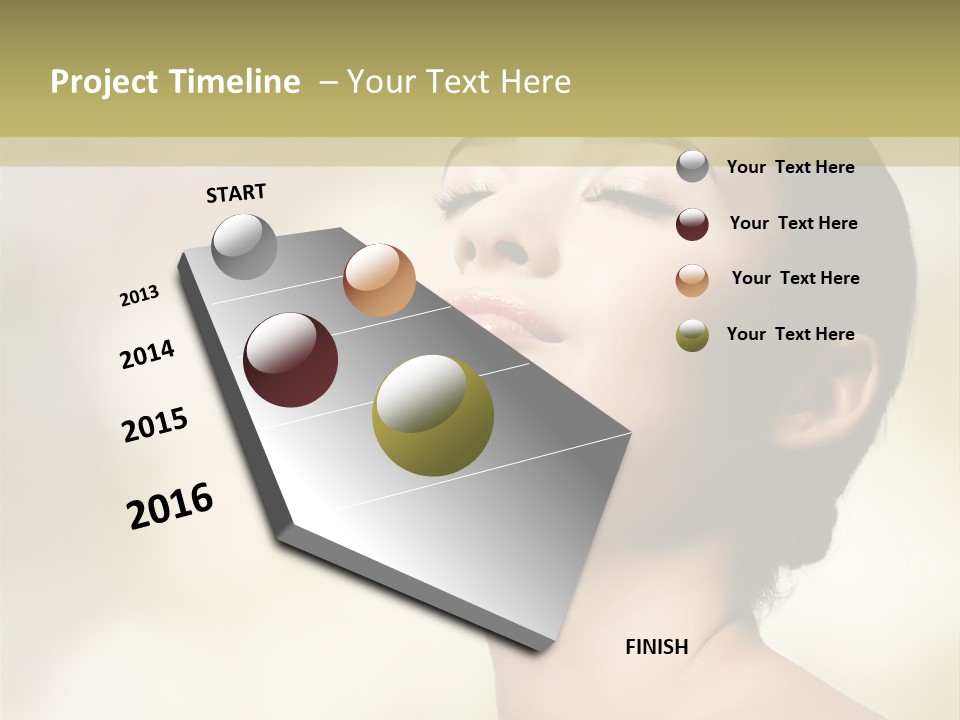 Wandern Gebirge Alpen PowerPoint Template